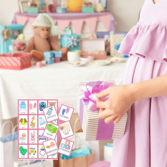 Baby Shower Games - 100 Boards Girl - Baby Gender Reveal Games - Party Favors - Picture 4 of 4